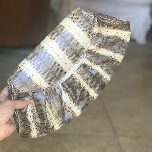 Snake Skin Clutch